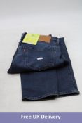 Levi's 512 Slim Taper Jeans, Dark Wash Blue, Size 31/32