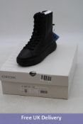 Geox Woman's D Spherica EC4 Ankle Boots, Black, UK 5