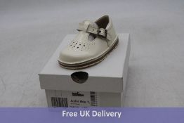 Two pairs Clarks Kids Joyful Skip Shoes to include White Patent, 1x 4.5, 1x 5.5