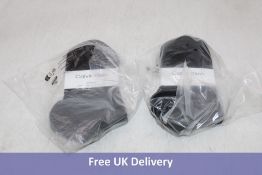 Nineteen pairs of Women's Calvin Klein Trainer Socks, Black, One Size