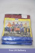 Two Weldas LAVAshield Welding Screen 1, 74 X 1, 74 M, Orange/Red