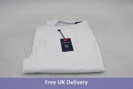 La Squadra Men's Giorgio Trousers, White, Size 46