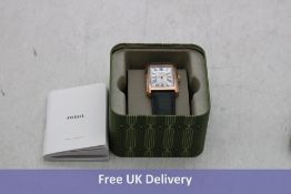 Fossil Carraway Three-Hand Green Croco LiteHide Leather Watch