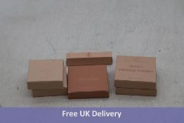 Six HNB Cosmetics items to include 2x Glossy Skin Blush Shades 07, 08, 1x Soft Focus Airbrush Concea