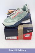 Reebok ZIG Kinetica 2.5 Edge Trainers, Vintage Green/Trek Green/Astro Dust, UK 9. Box damaged