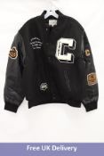 Carhartt WIP Brown Ducks Bomber Jacket, Black, Size M