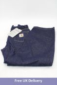 Carhartt WIP Landon Loose Tapered Fit Jeans, Navy, Size W27