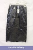 Hartford Justesse Skirt, Shiny Black, Size 2