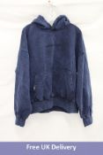 TwoJeys Icon Acid Hoodie, Blue, Size M