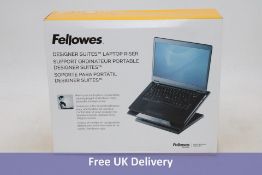 Two Fellowes Designer Suites Laptop Riser, Black