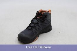 Salomon X Ultra 4 Mid GTX Boots, Ebony/Mocha Mousse/Almond Cream, UK 5. Box damaged