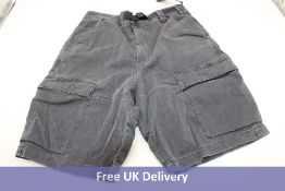 Diesel D Krooley Cargo Shorts, Dark Grey Size 32. Used