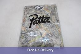 Patta Nature Print Boxy Hoodie, Nature Print, Size M