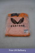 McLaren Official Unisex Formula 1 Team Hoodie, Orange/Black, Size L