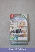 Ten Nintendo Switch My Universe Pet Clinic Cats and Dogs Games, Some Boxes damaged