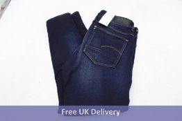 G-Star Women's Lynn Skinny Jeans, W30 L28, Dark Blue