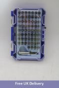 Five Faithfull FAISBSET61 61 Piece Screwdriver and Security Bit Sets