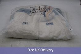 Passenger Nestling Sherpa Hooded Fleece, Vintage White, Size XS