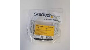 Two 3-pack StarTech 5m CAT6 Ethernet Cable, White, CAT 6 Gigabit, Ethernet