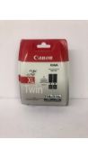 Canon 6431B005 X-Large Inkjet Cartridges Pack of 3, Black 550XL. Box damaged