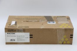Ricoh 407546 C252E Yellow Toner Cartridge. Box damaged