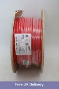 Datwyler DFS Standard 60 Cable, Red, 100M, 2 X 1.5 Mm2, Cable Reel Damaged