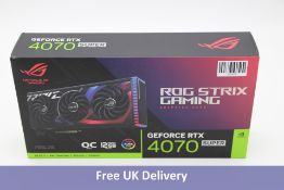 ASUS ROG STRIX Gaming nVidia GeForce RTX 4070 Super 12GB OC Edition Graphics Card. New, Sealed