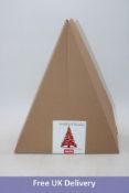Alessi Albero Bark for Christmas Tree with Magnets, Red, Height 45cm