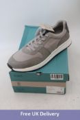 Toms Travel Lite Retro Trainers, Drizzle Grey/White, UK12. Box damaged
