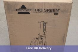 Bissell Big Green Carpet & Upholstery Cleaner Model 48F3E. Box damaged, Unchecked