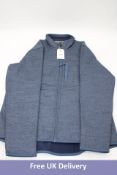 Ascend All Day Fleece, Dark Blue, Size L