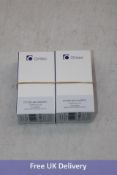 Two Orisec DT-200-AM Incert Anti-Masking Digital Dual Detector, White