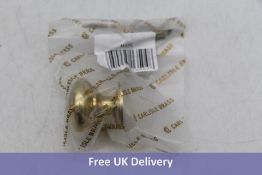 Eighteen Carlisle Brass Victorian Cupboard Knobs, 38mm