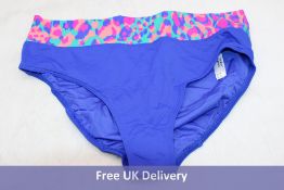 Prima Donna Swim Karpen Bikini Fold Briefs, Electric Blue, Size XL