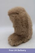 Zara Sheepskin Ski Boots, Sand, EU 37
