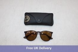 Ray-Ban Erika Sunglasses RB4171, 865/13 54, Rubber Havana / Brown, Demo Lens