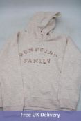 Bonpoint Kid's Tita Hoodie, Light Pink, Size 12Y