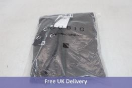 Cubic Boyfriend Zip Up Hoody, Dark Grey, Size UN