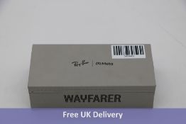 Ray-Ban Meta Wayfarer RW4008 Sunglasses, RW4008 601ST3 53