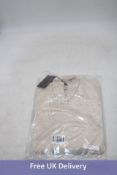 Wool and Co Italy Wool Top, Cream, Size L