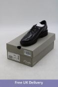 Clarks Children's Loxham Brogue Patent Shoes, Black, UK 6. Box damaged
