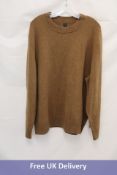 Lululemon Relaxed Fit Knitted Jumper, Brown, Size XL