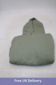 Velour Garments 600 GSM Hoodie, Olive, Size XS
