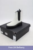 Maje Ankle Boots, Ecru, Size 39. Box damaged