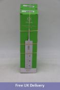 Two Woox Smart Multi Plugs with 4 USB Points, White, R4517
