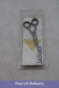 Jaguar Pre Style Relax 5.25 Inch Hairdressing Scissors, Chrome/Black. OVER 18's ONLY
