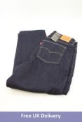 Levi's 724 High Rise Slim Straight Jeans, Blue, Size 14W