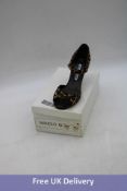 Manolo Blahnik Caldo Woman's Heeled Shoes, Leopard Print, Size 38, Box Damaged