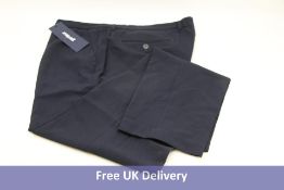 Two Gardeur Sergio-2 European Cotton High Comfort Pants Dark Navy, UK 36R, New with Tag