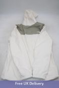 The North Face Antora Jacket, White Dune/Clay, Size M